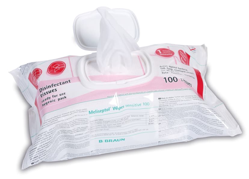 Meliseptol Wipes sensitive 100_offen-Produktbild