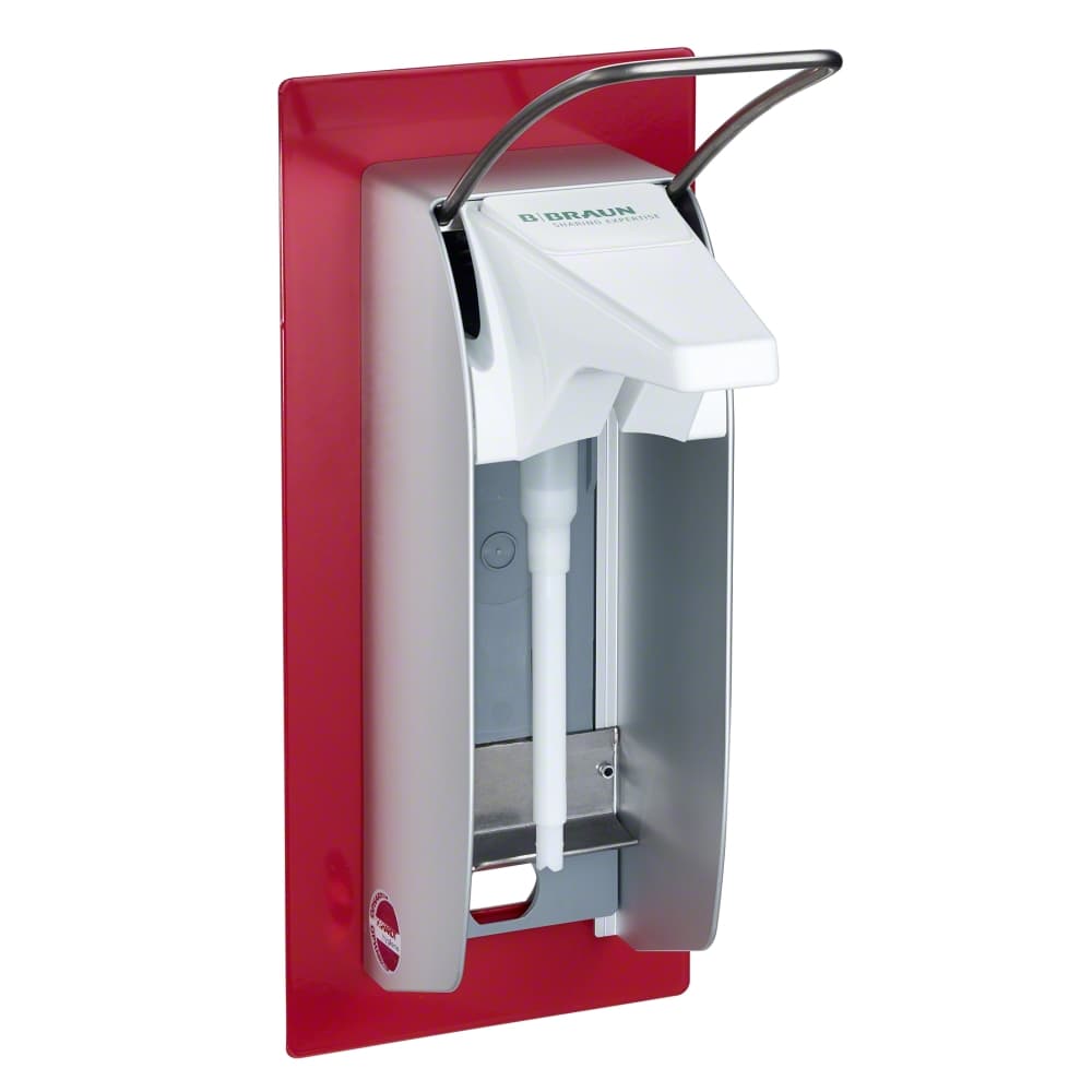Wandspender plus mit Signalrahmen, rot-Produktbild