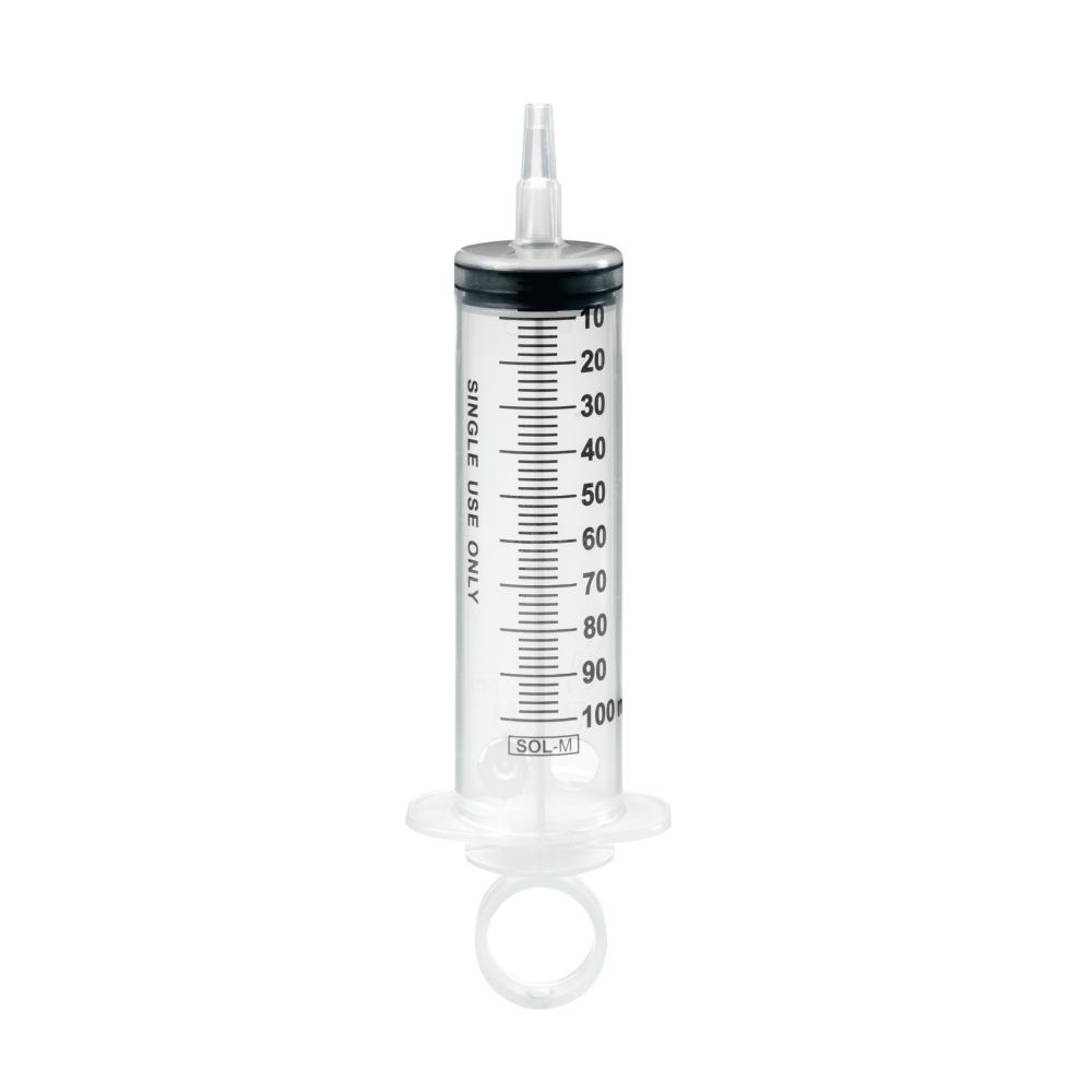 SOL-M-100 ml Spritze mit Katheteransatz