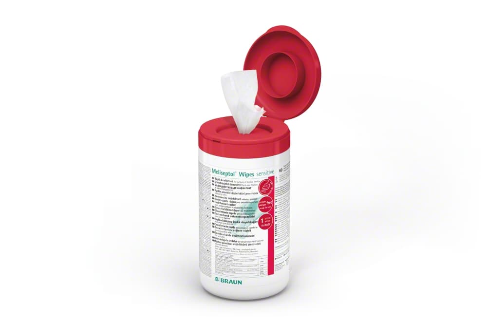 Meliseptol Wipes Sensitive Box-Meliseptol Wipes Sensitive Box Open