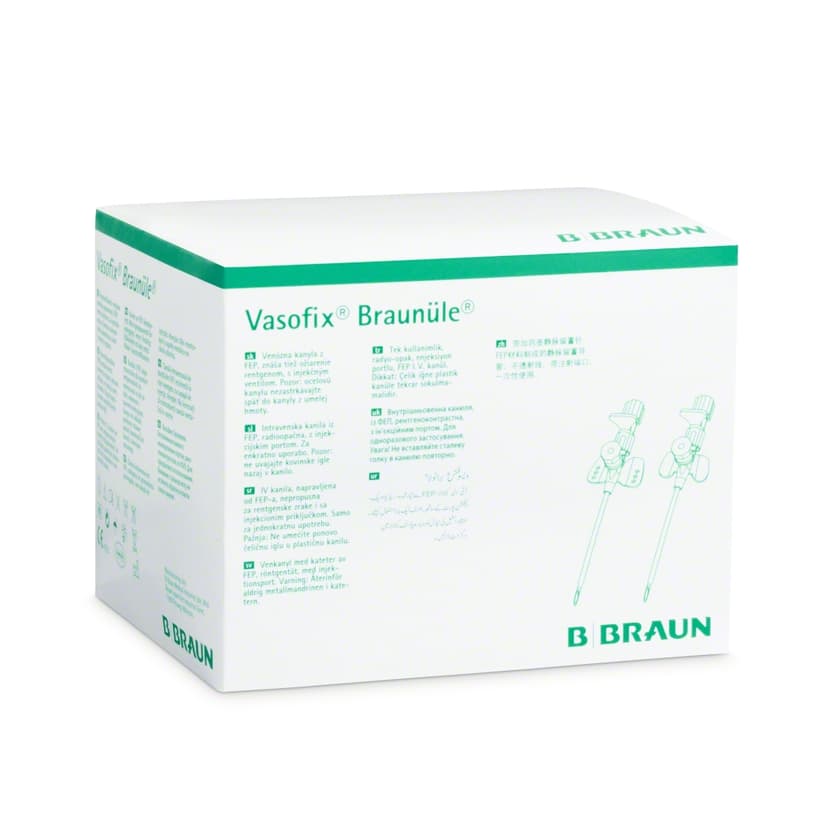 Vasofix® Braunüle®/ Vasofix® Certo-Venenverweilkanüle mit Zuspritzport und Polyurethan- oder FEP-Katheter