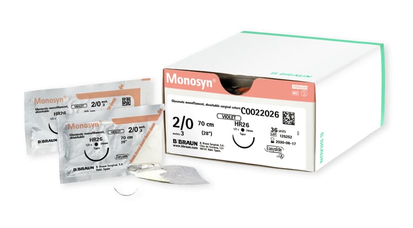 Monosyn® peel and box-Absorbable sutures