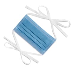 Folitex® Anti-fog tie-on-Chirurgische Gesichtmaske