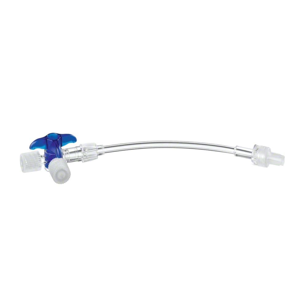 Discofix C Dreiwegehahn mit Verbindung-Needle free access devices