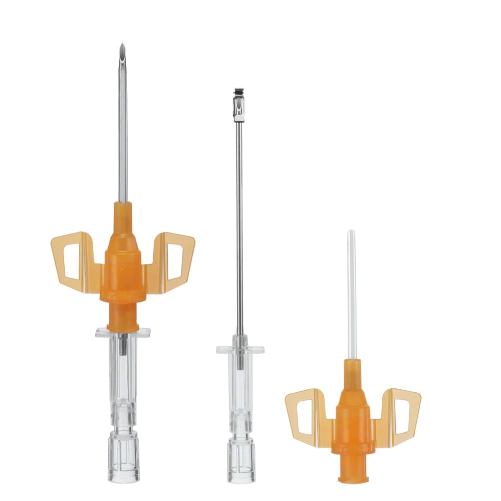 Introcan Safety® 3-Sicherheitsvenenverweilkanüle mit integrierter Membran zur Reduzierung von Blutaustritt, G14