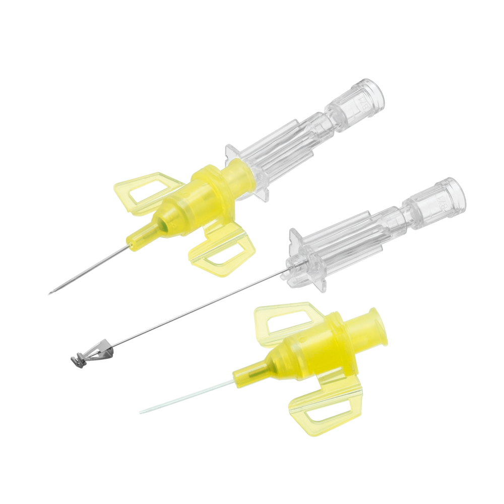 Introcan Safety® 3-Sicherheitsvenenverweilkanüle mit integrierter Membran zur Reduzierung von Blutaustritt, G24